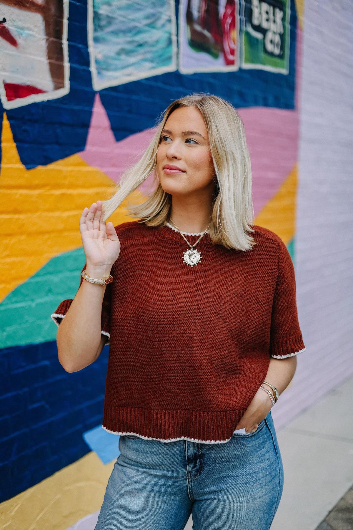 Autumn Edge Knit Top