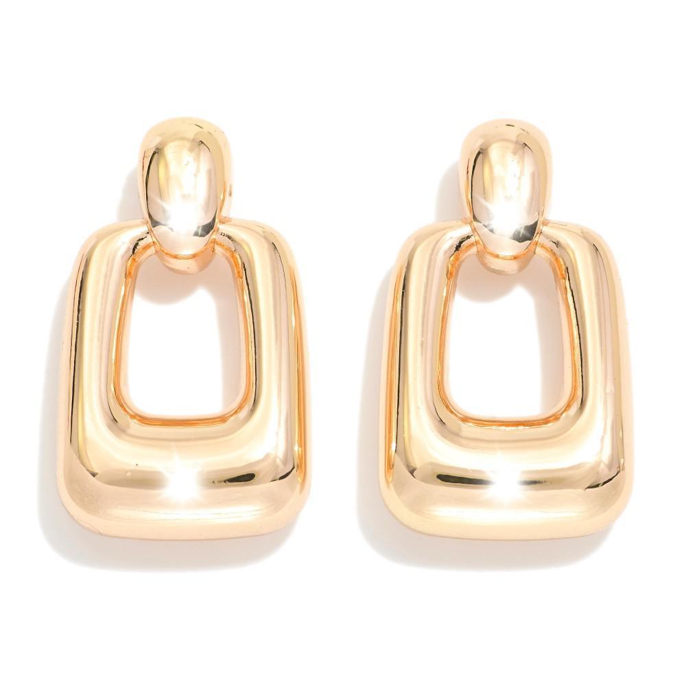 Classic Gold Statement Earrings