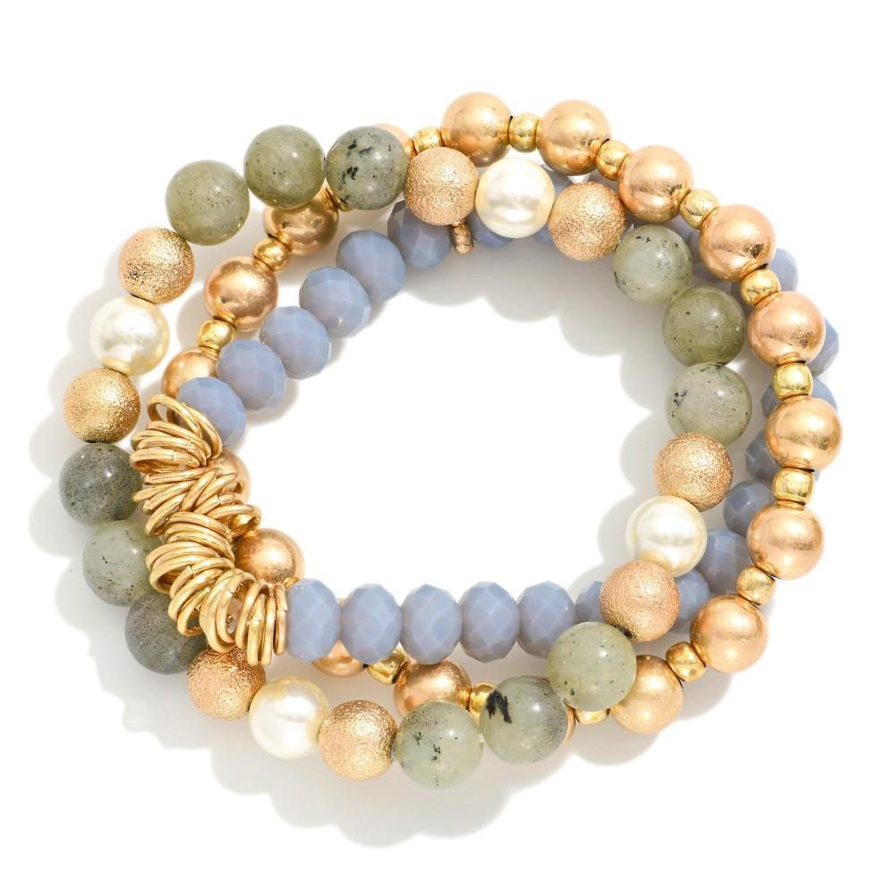 Beaded Bracelet Stack