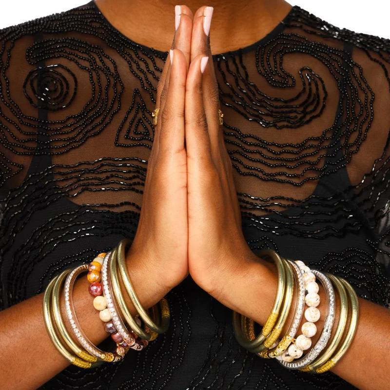 Etoile Marble Beaded Bracelet by BuDhaGirl