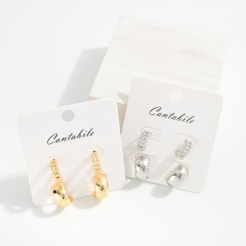 Glam Duo Earring Set