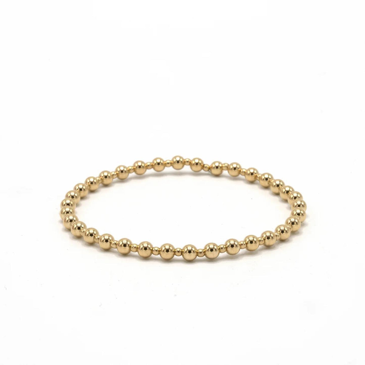 4mm+2mm+4mm Gold Filled Waterproof Dimension Bracelet by Erin Gray