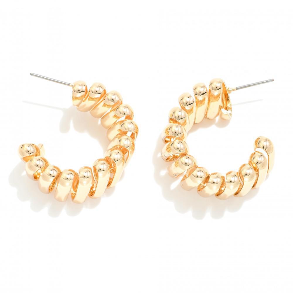 She's So Glamorous Hoop Earrings