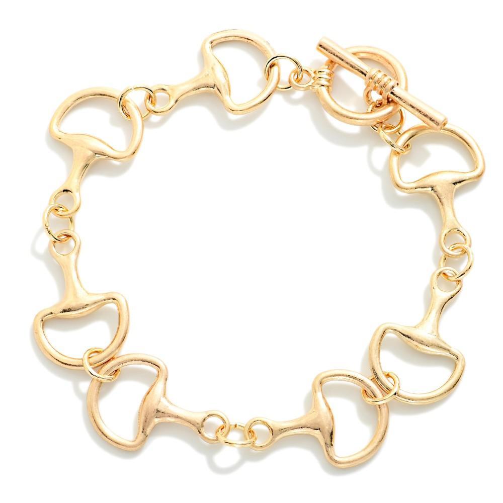 Horse Buckle Chain Link Bracelet