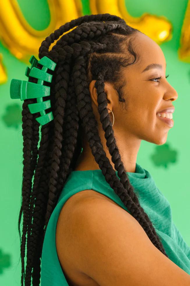 Shamrock Shimmer Clip by Teleties