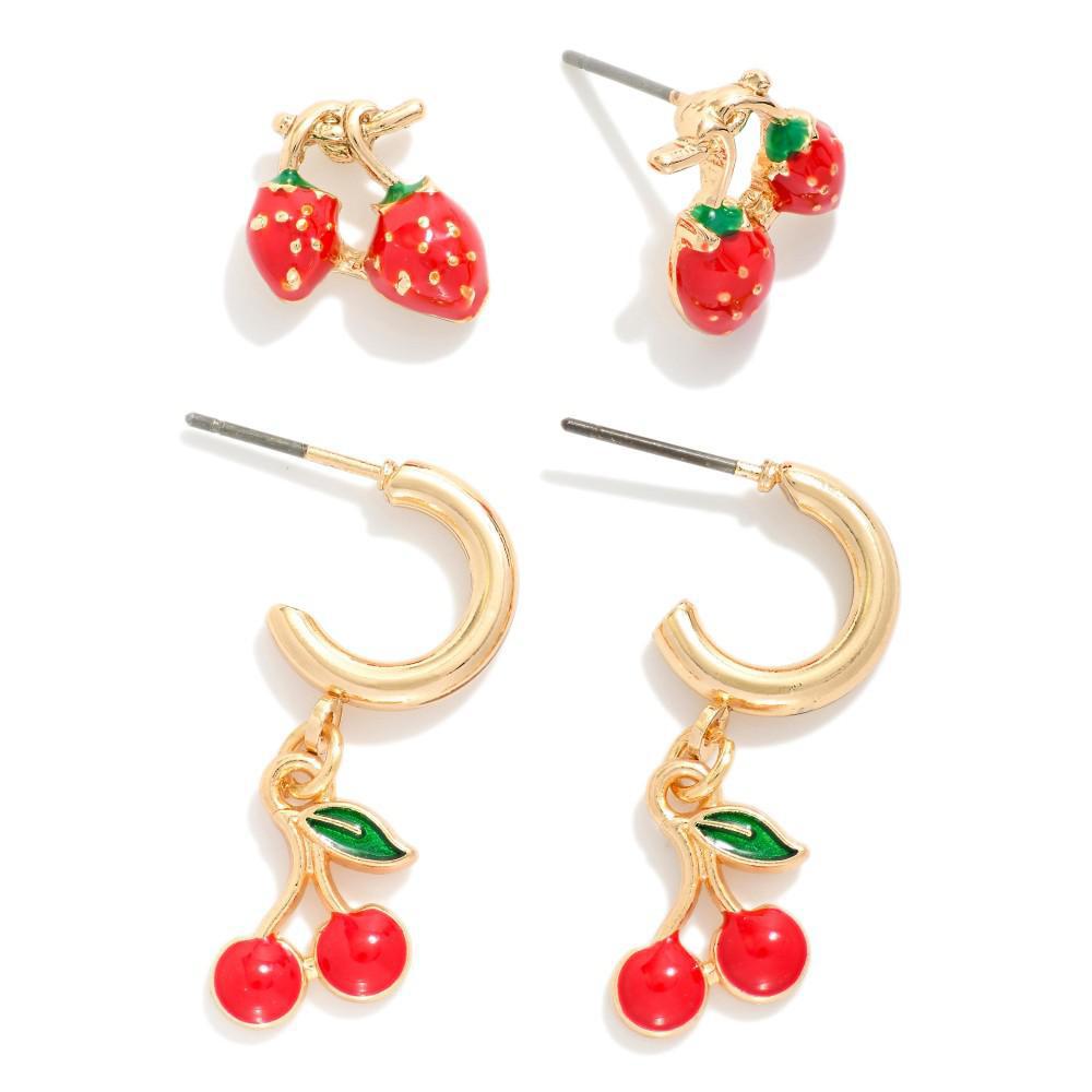 Berry Picking Stud Set