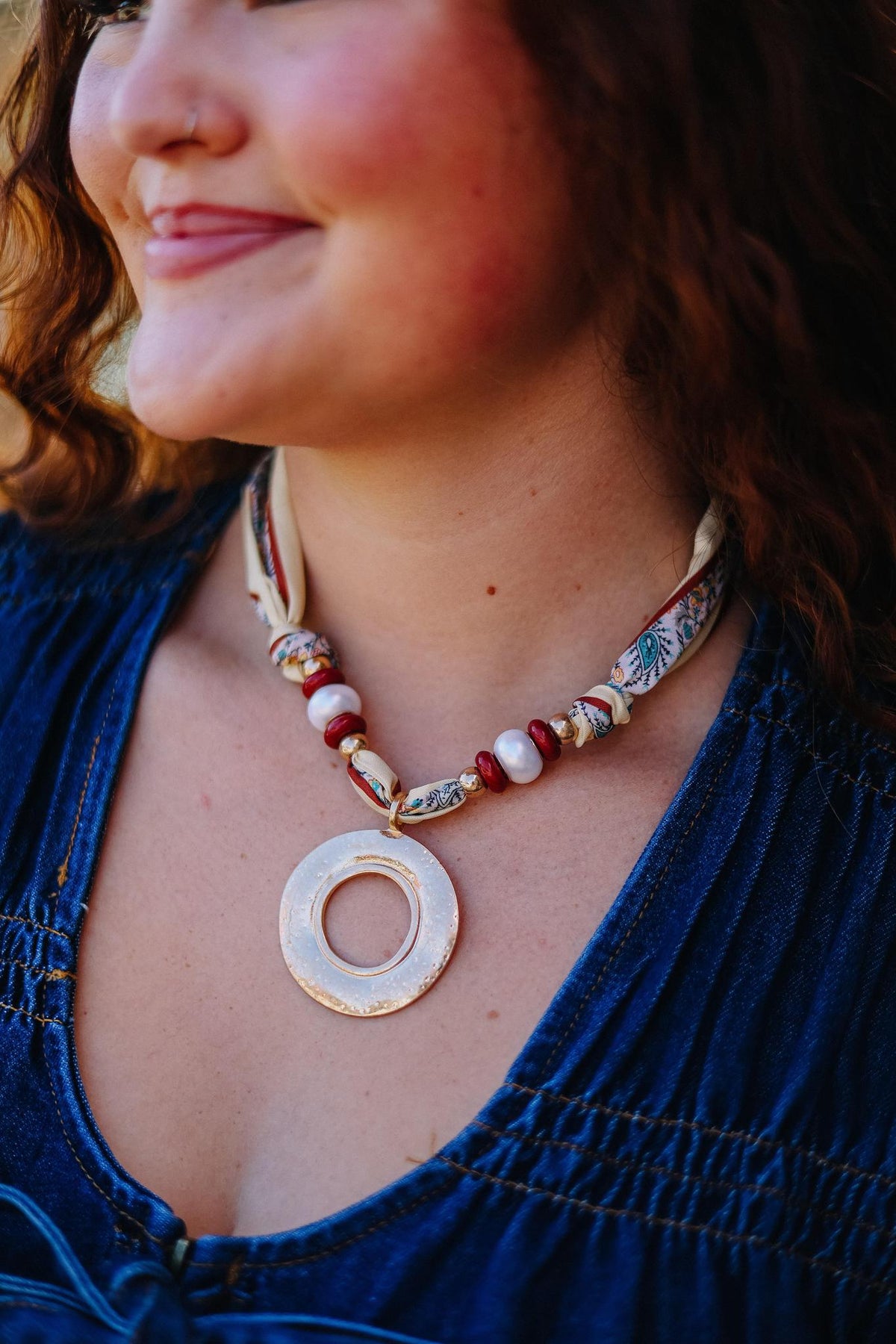 Ready for Fall Scarf Necklace Set