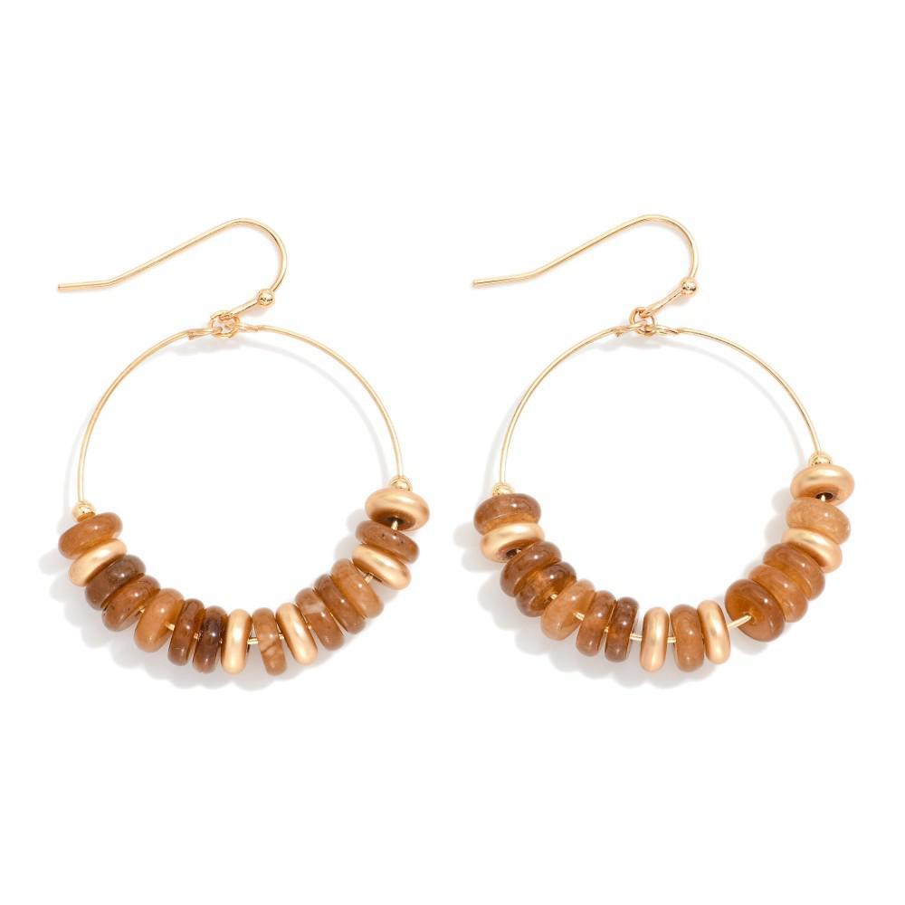 Chestnut Charm Hoops