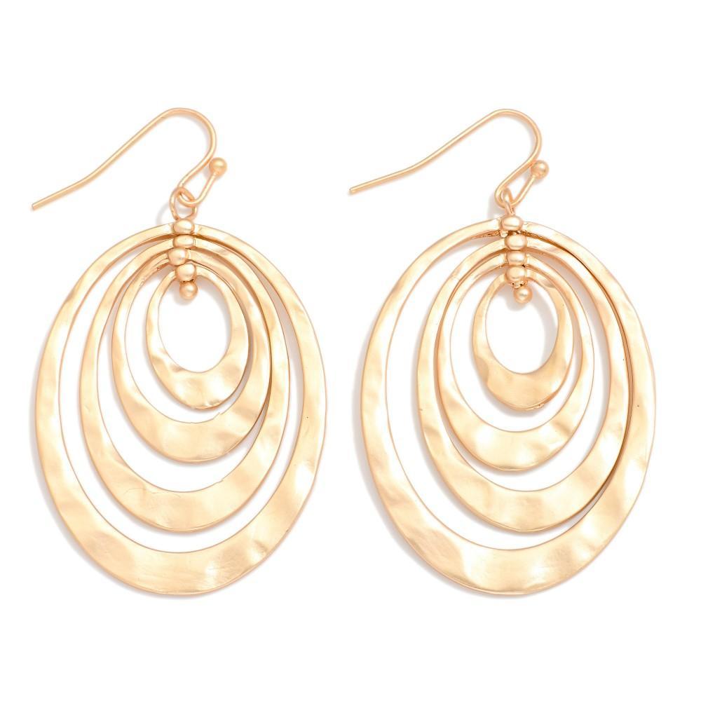 Golden Cascade Earrings