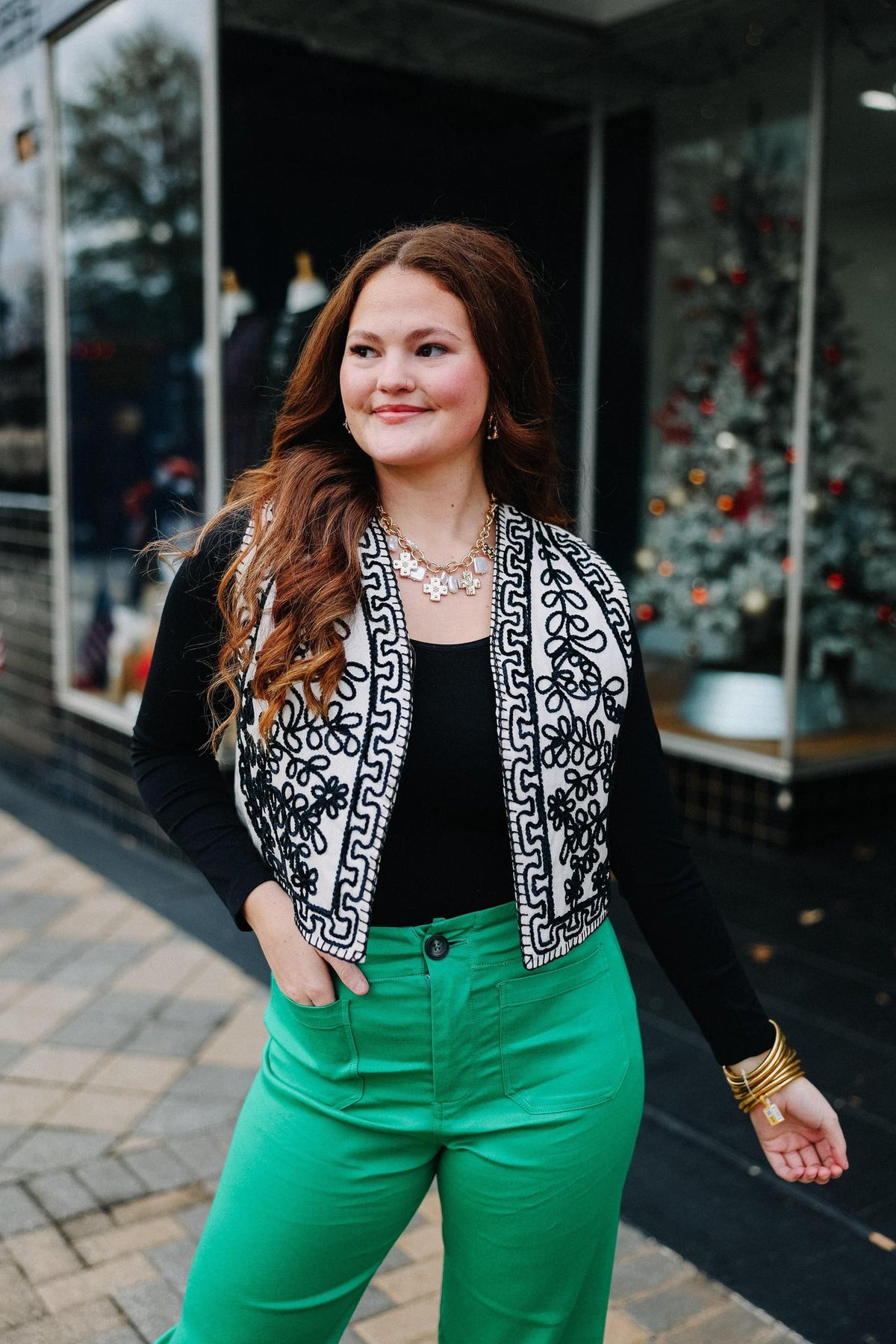 The Contrast Charm Vest