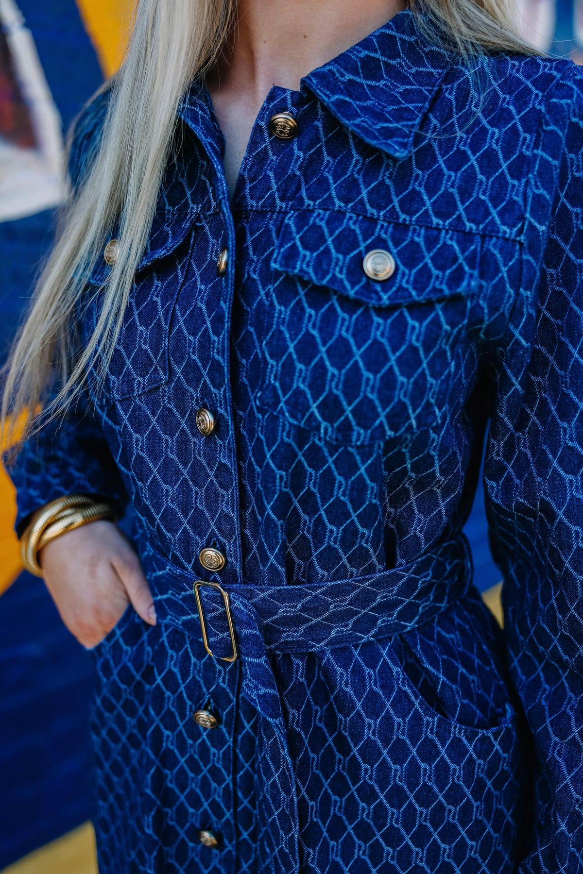 Indigo Icon Midi Dress