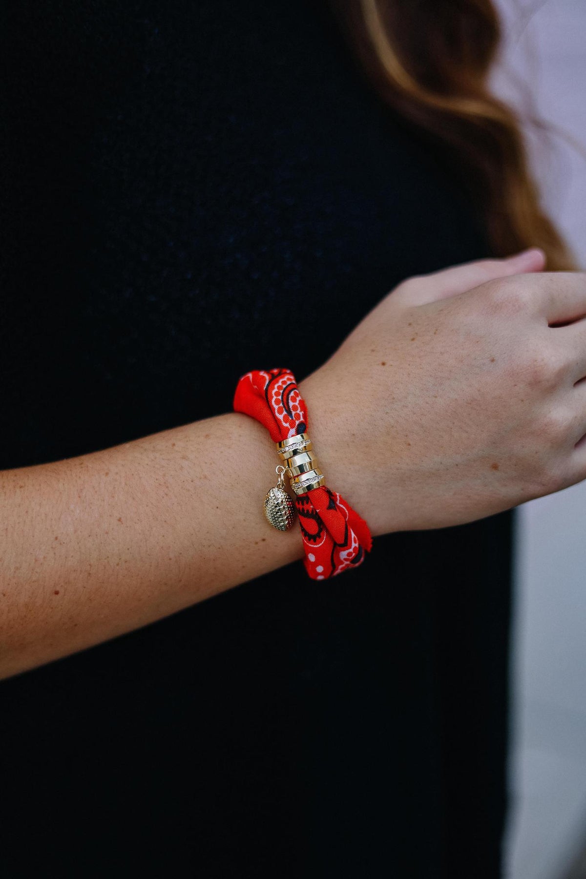 Holst & Lee - Game Day Bandana Charm Bracelet