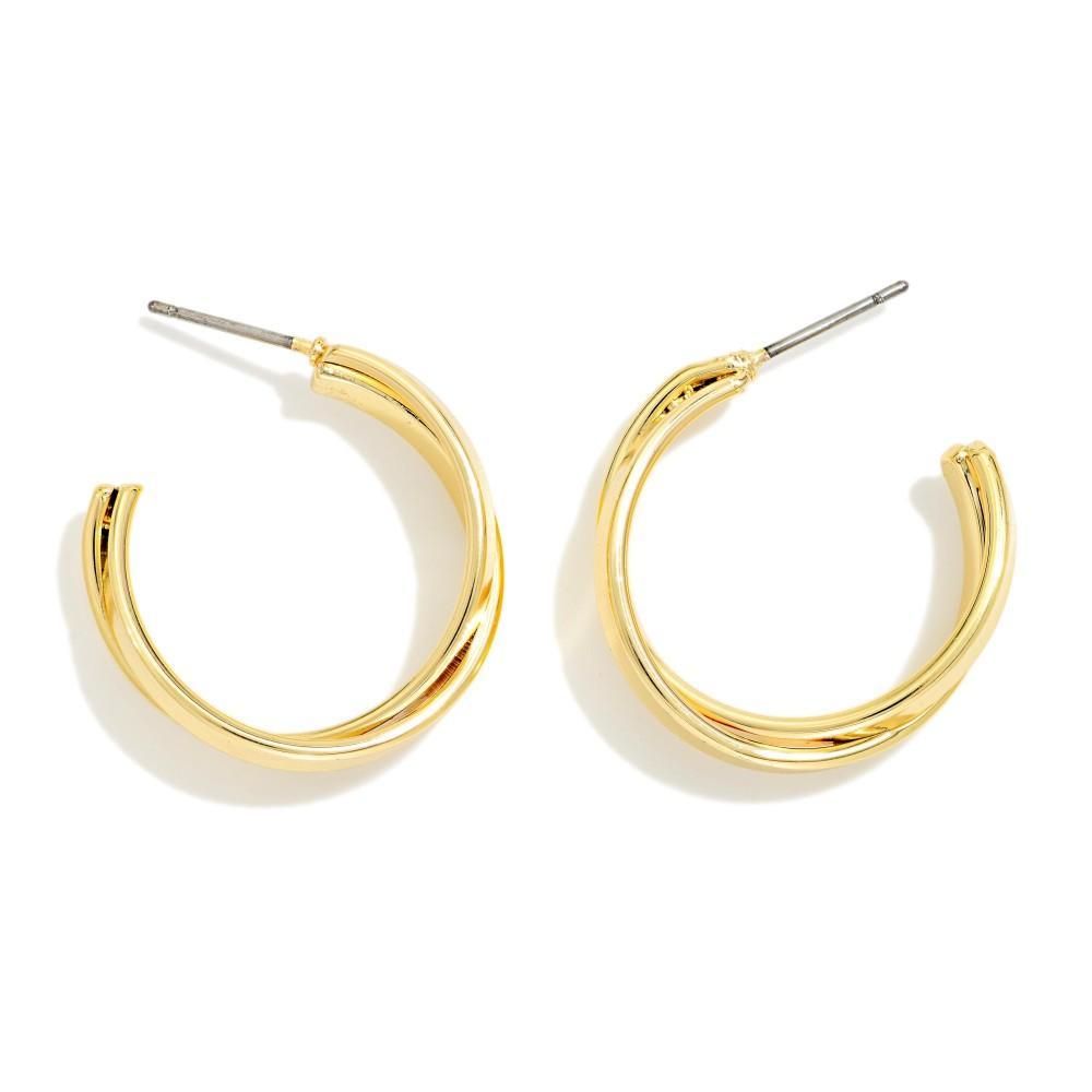 Double Layered Hoop Earrings