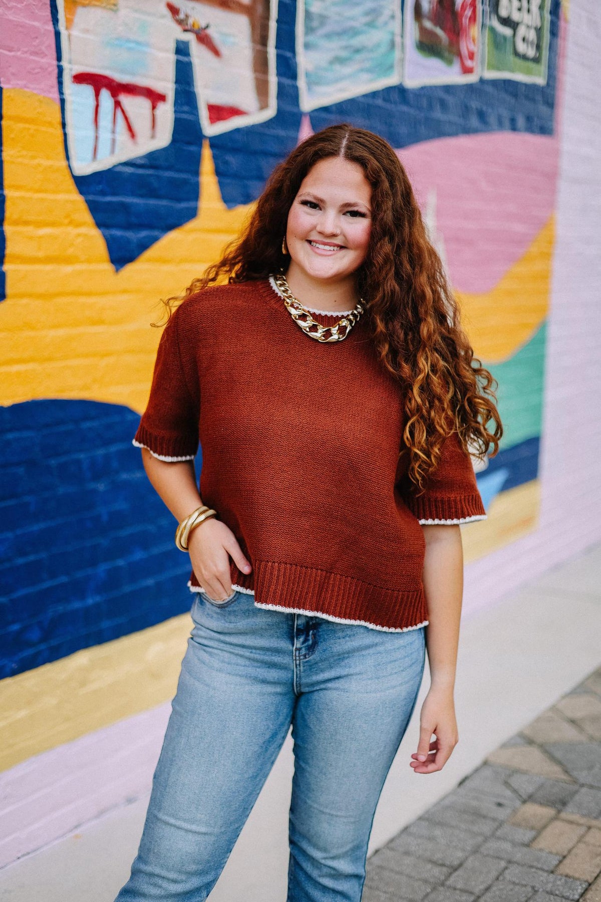 Autumn Edge Knit Top