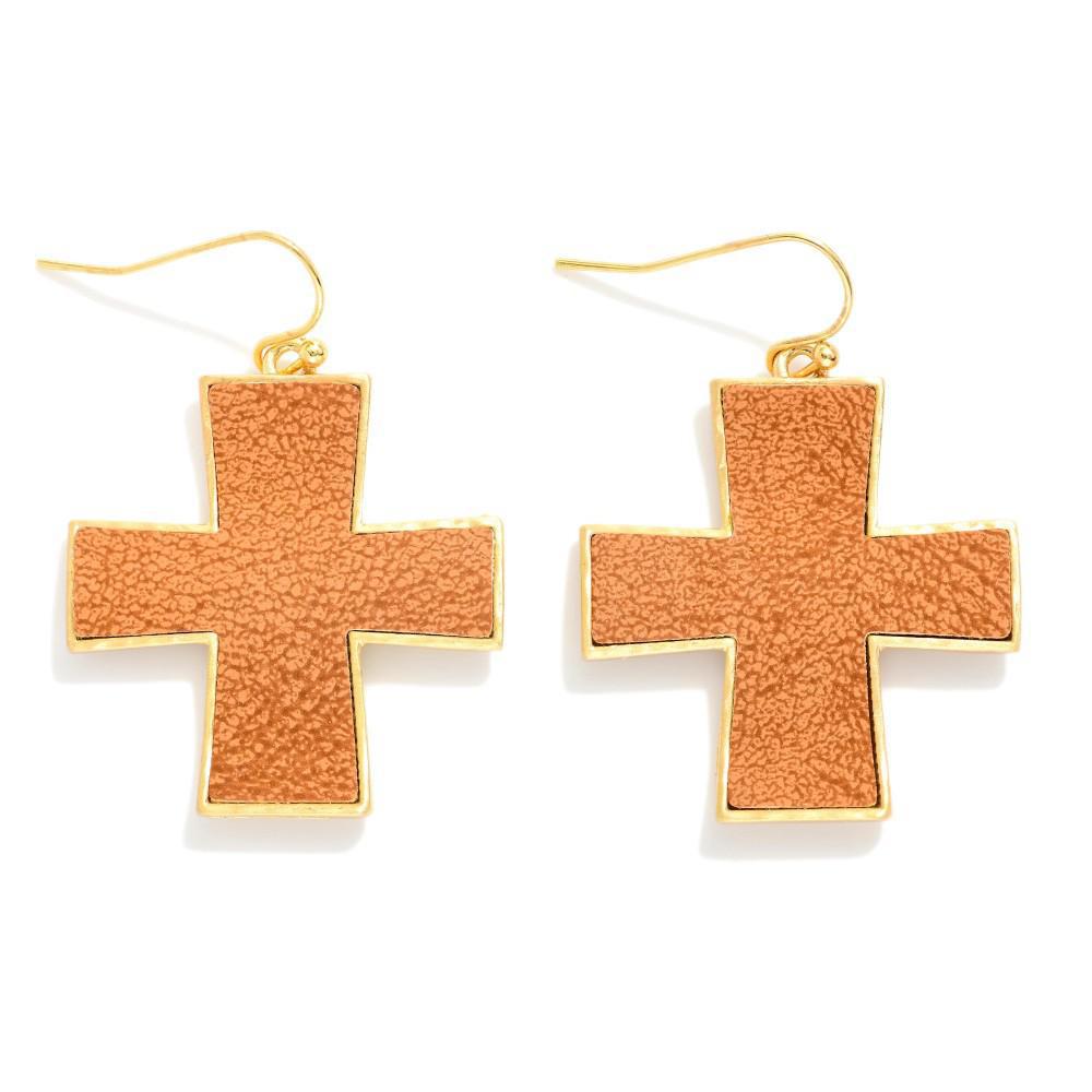 The Alex Earrings- Brown