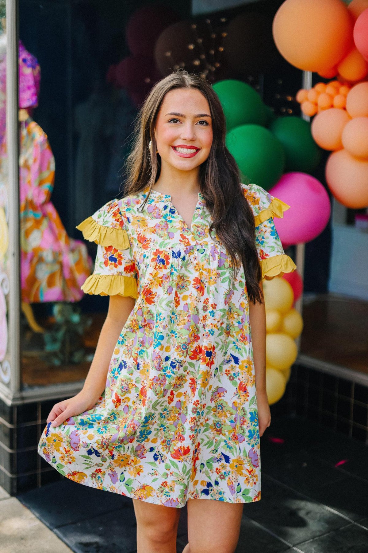 In Full Bloom Mini Dress
