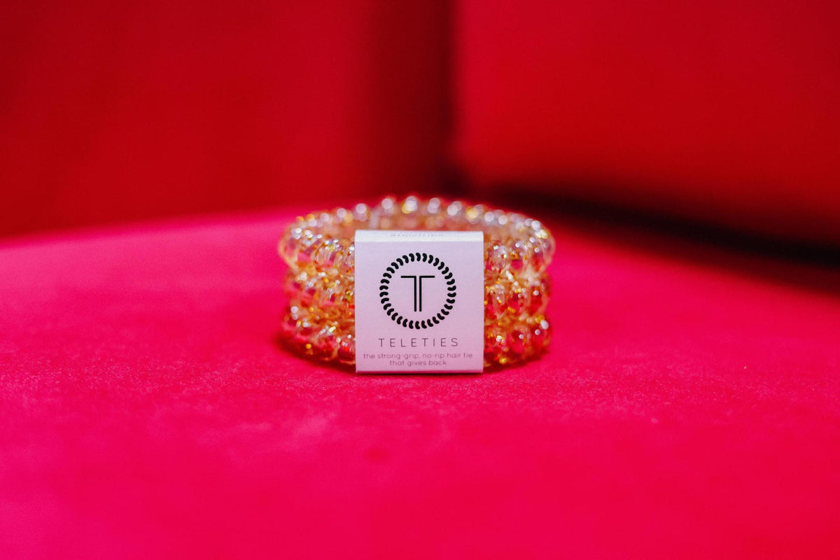 Glitter & Gold Hair Ties by Teleties
