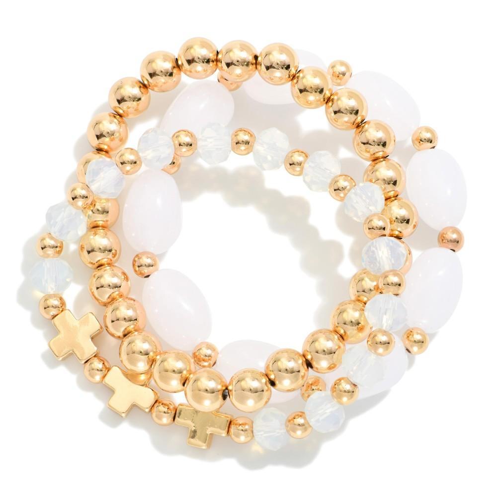 Easter Cross Accent Bracelets