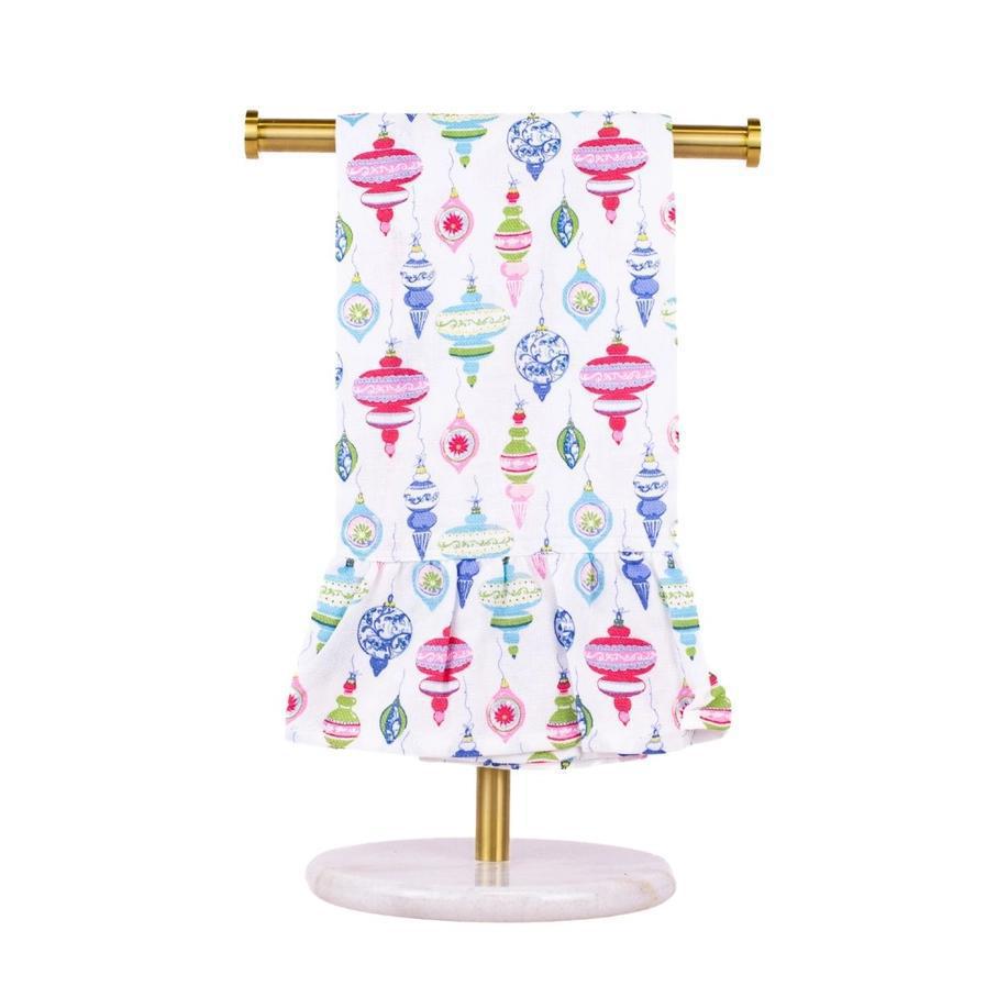 Whimsical Wonders Ruffle Hand Towel White/Multi