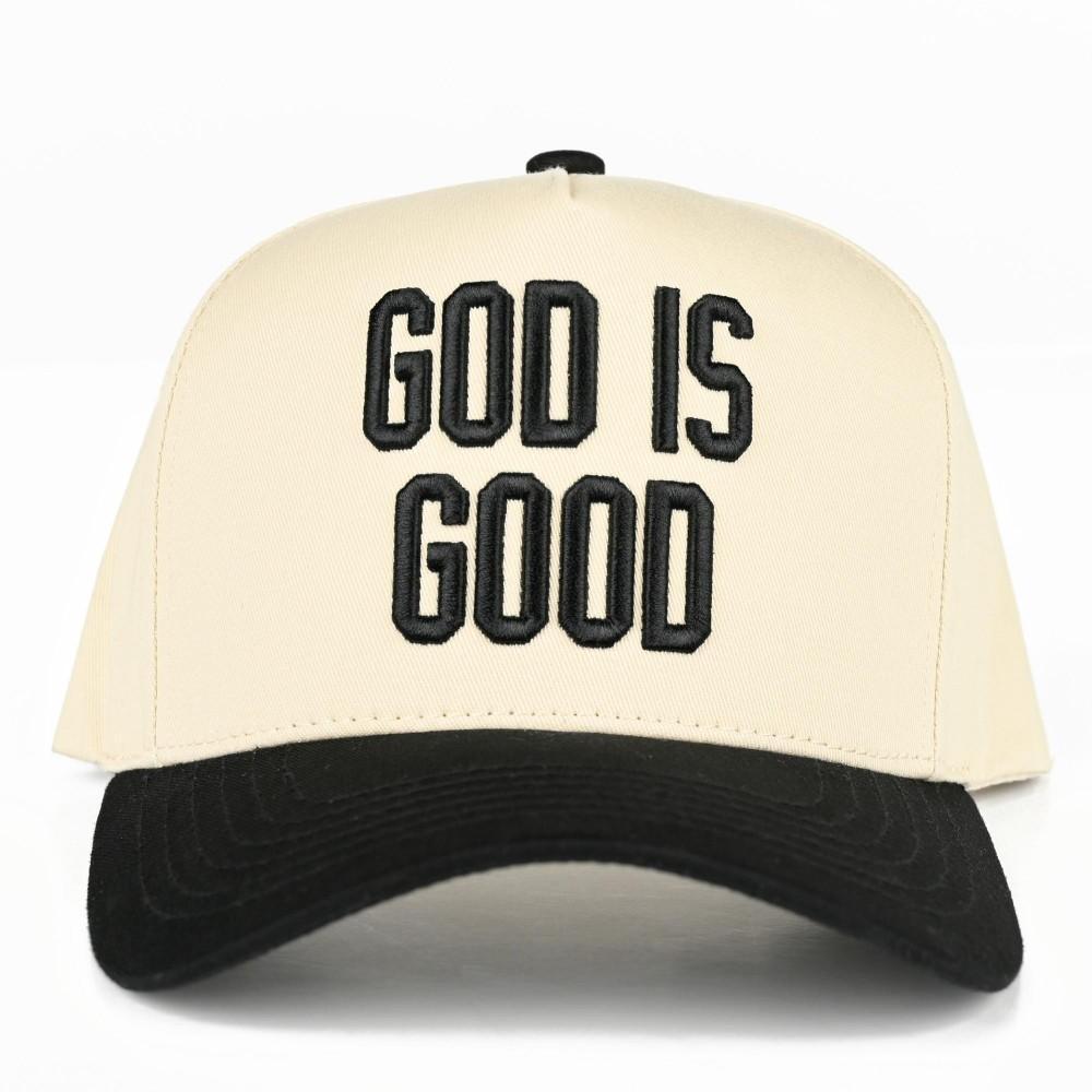 God Is Good Hat- Black