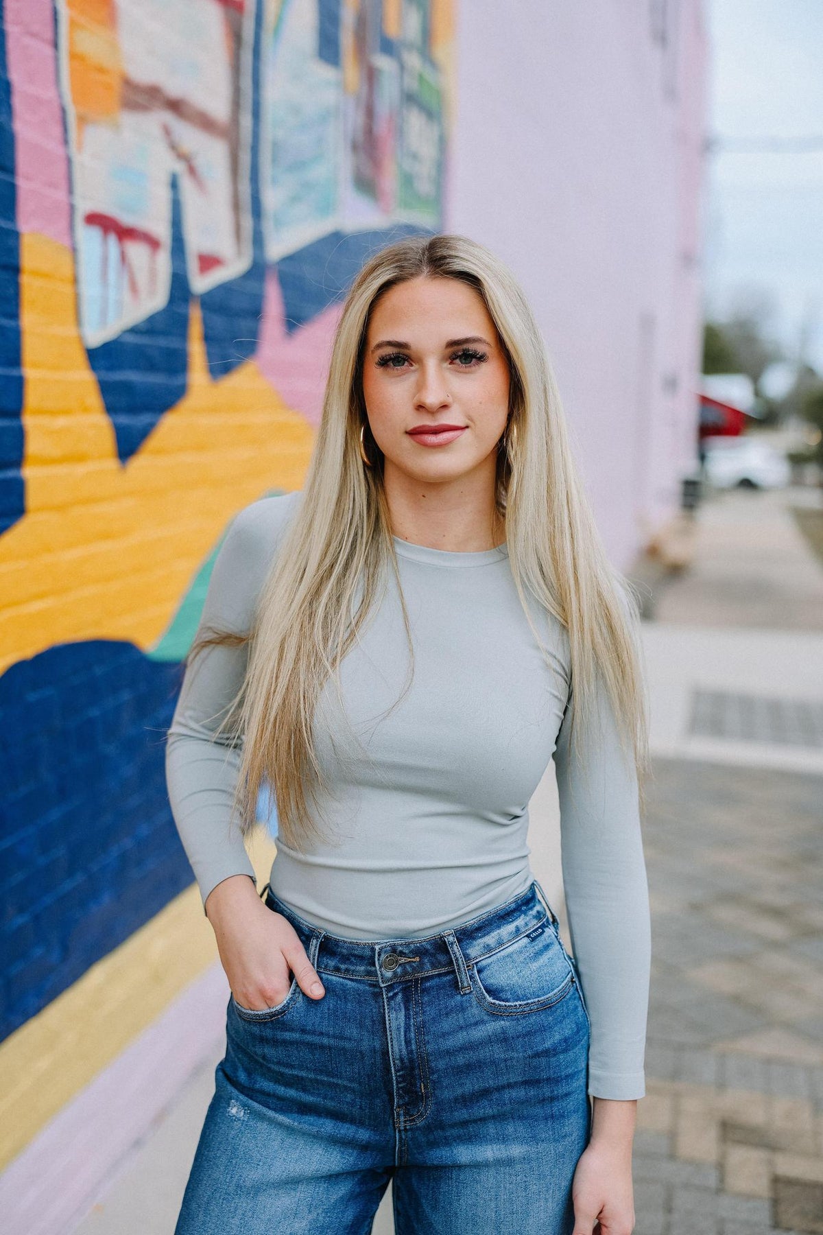 The Core Long Sleeve-Gray