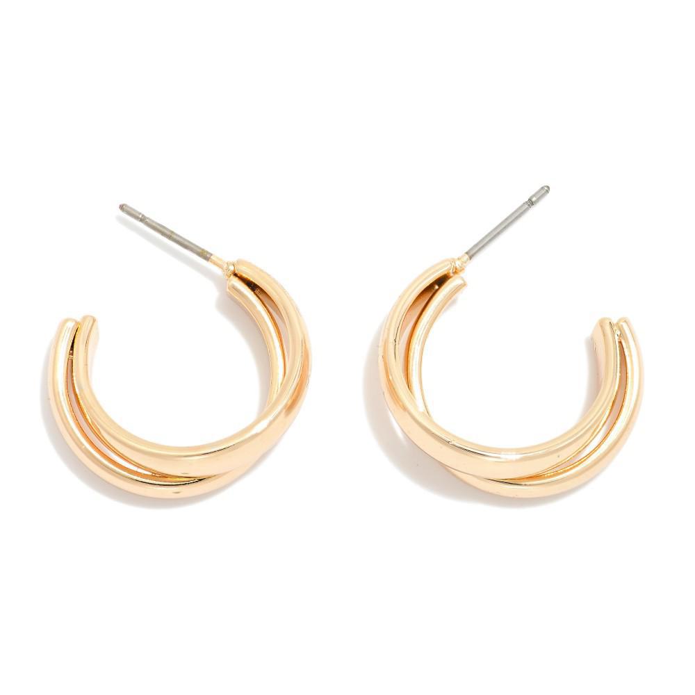 Totally Twisted Mini Hoop Earrings