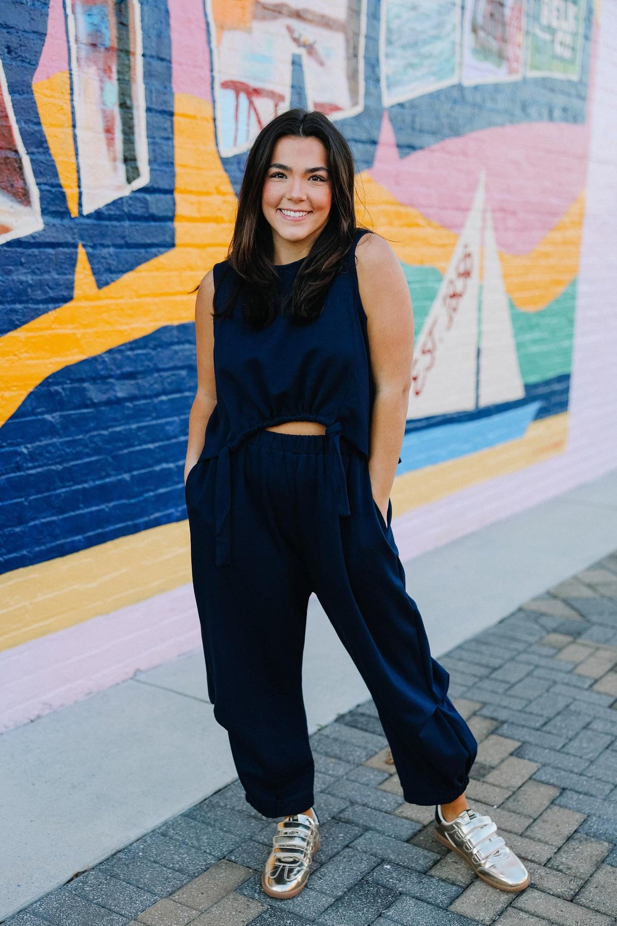 Dilly Dally Set (Navy Blue)