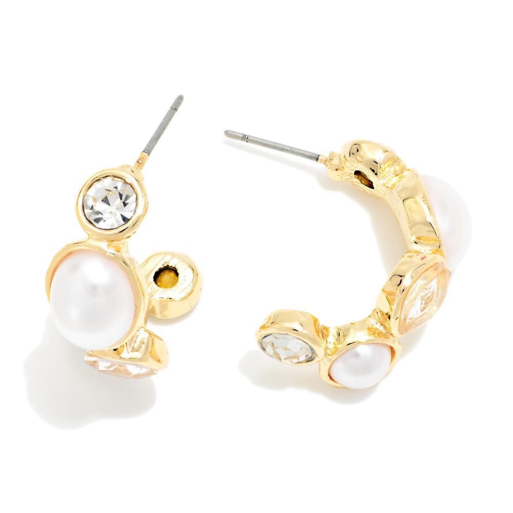 Bejeweled Half Hoop