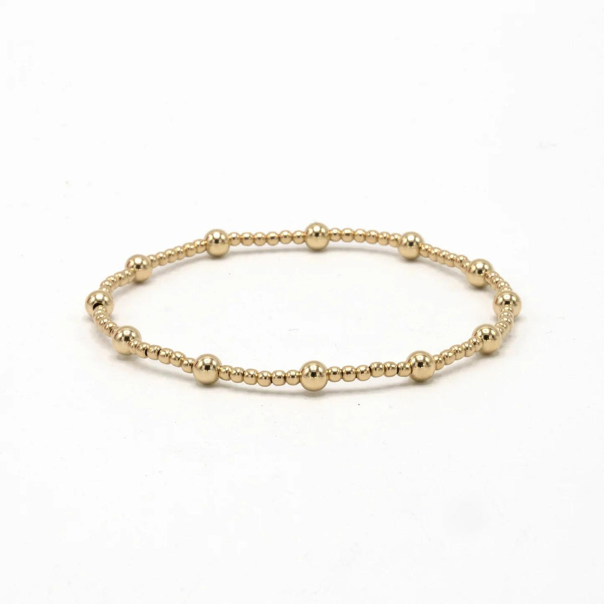 Malibu 2*4 14k Gold-Filled Beaded Bracelet by Erin Gray