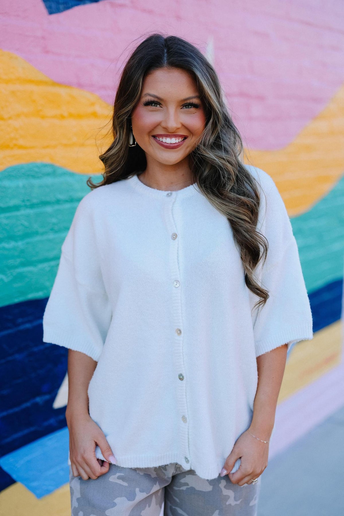 The Snuggle Cardigan - Cream