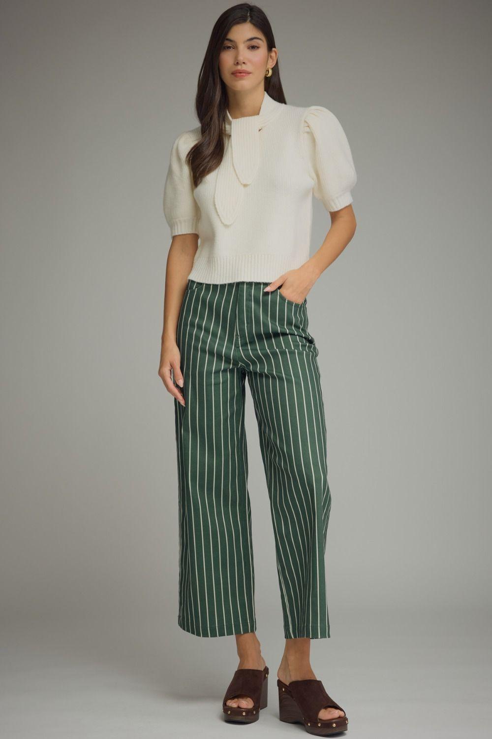 Striped Wide Leg Pants