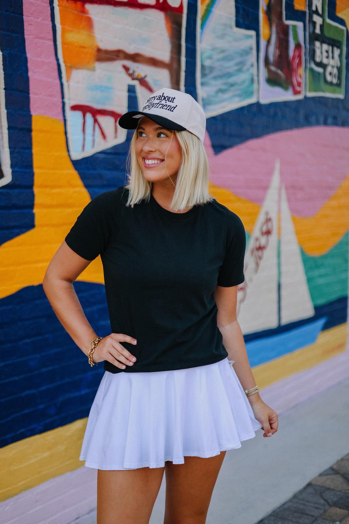 Queen Of The Court Skort- White