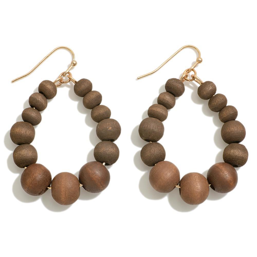 Beaded Teardrop Earrings