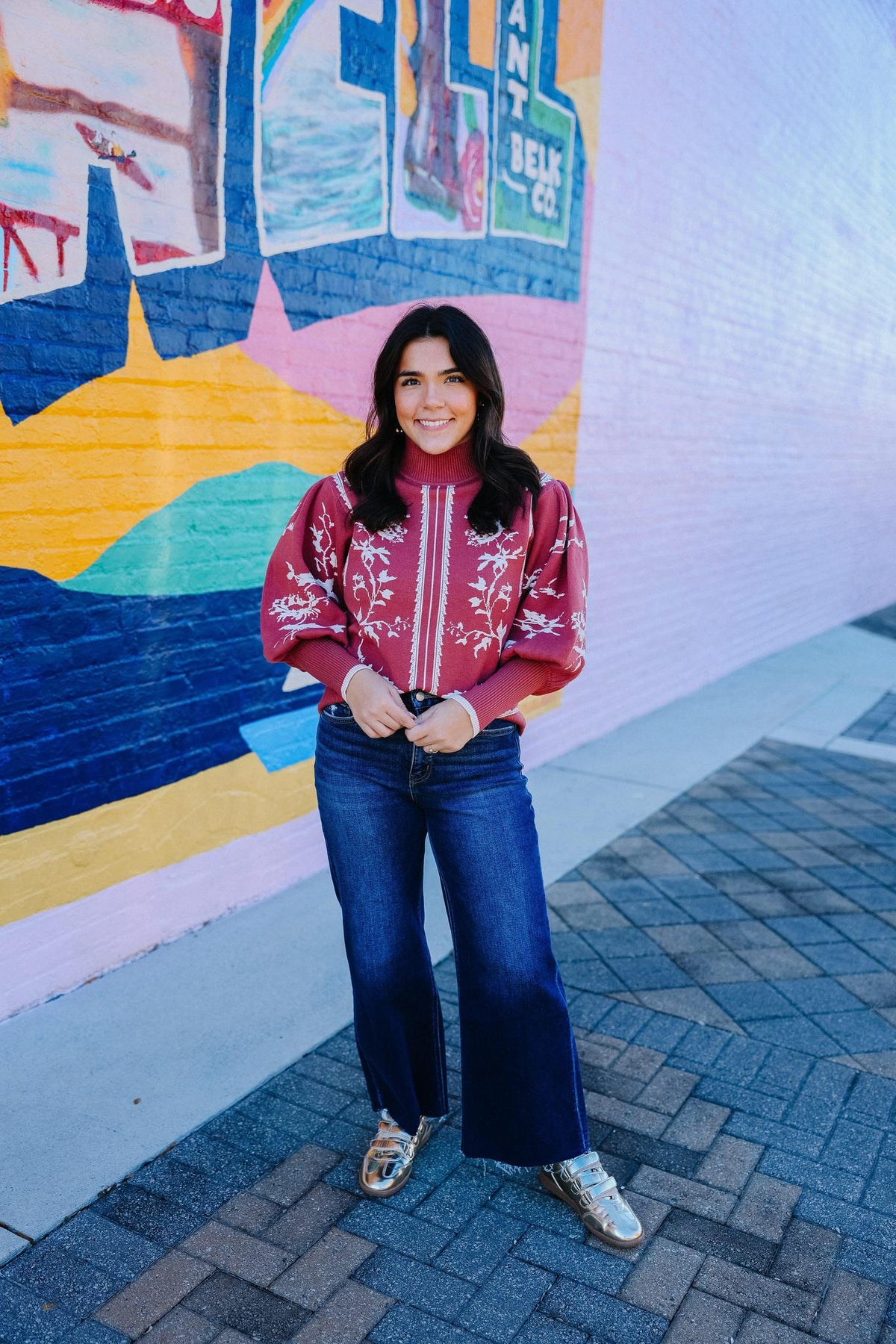 Mauve Meadow Sweater