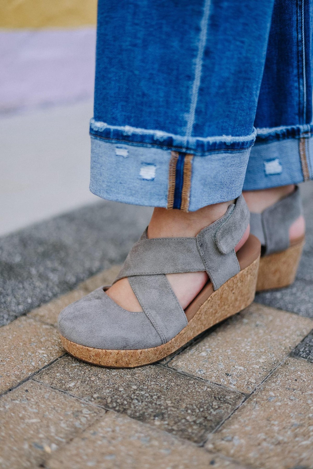 All The Feels Wedge- Gray