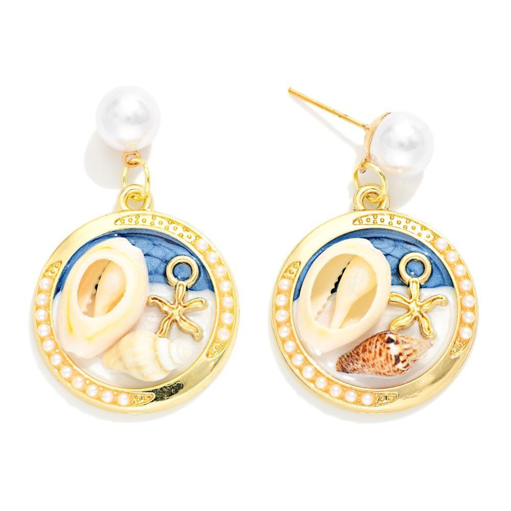 Meet Me At The Sea Dangle Earrings