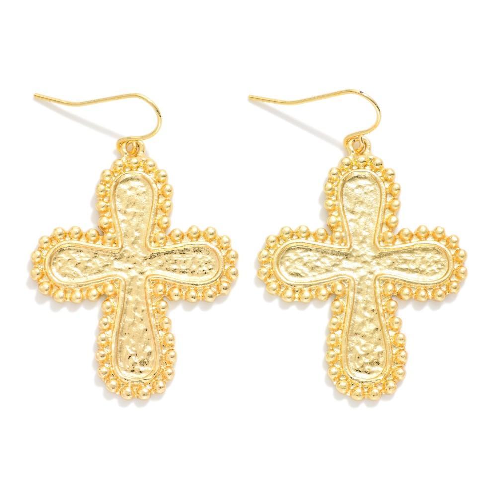 Vintage Cross Earrings
