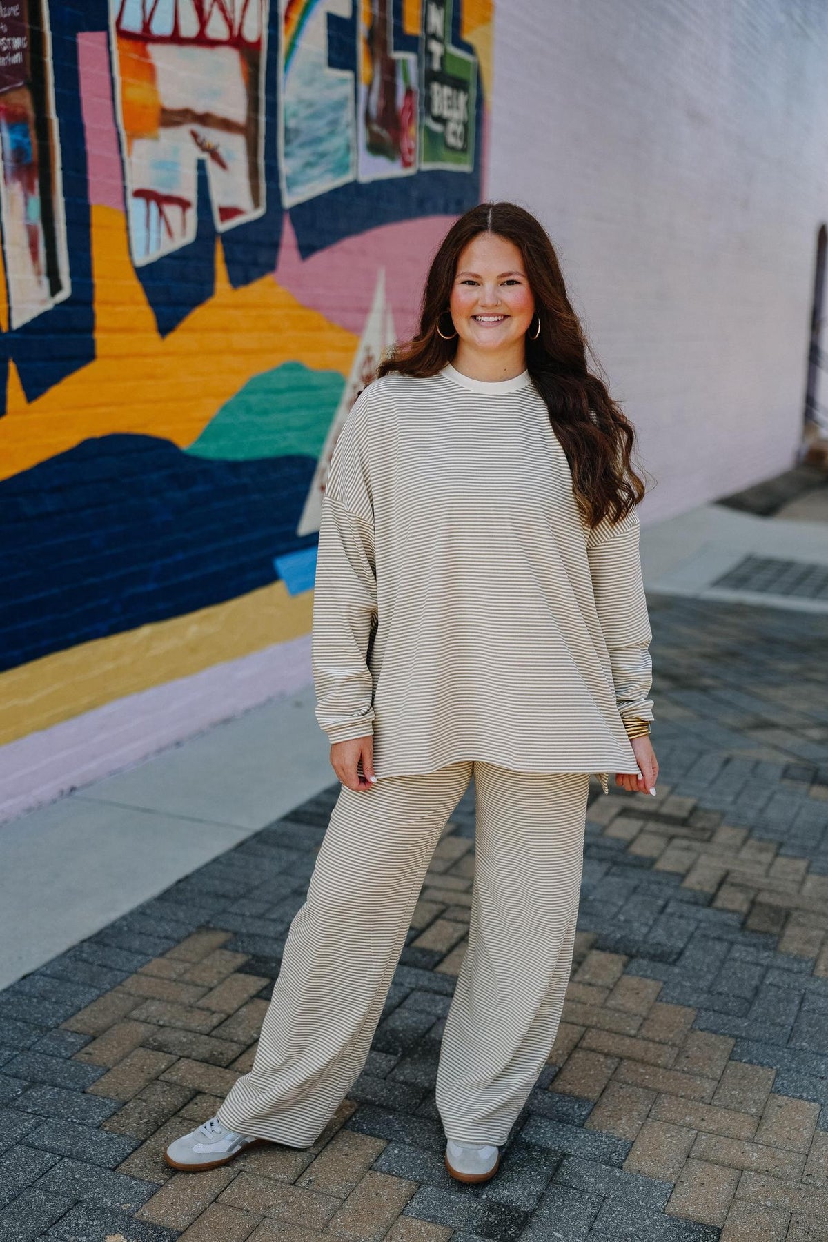 Beige Fleece Lounge Set