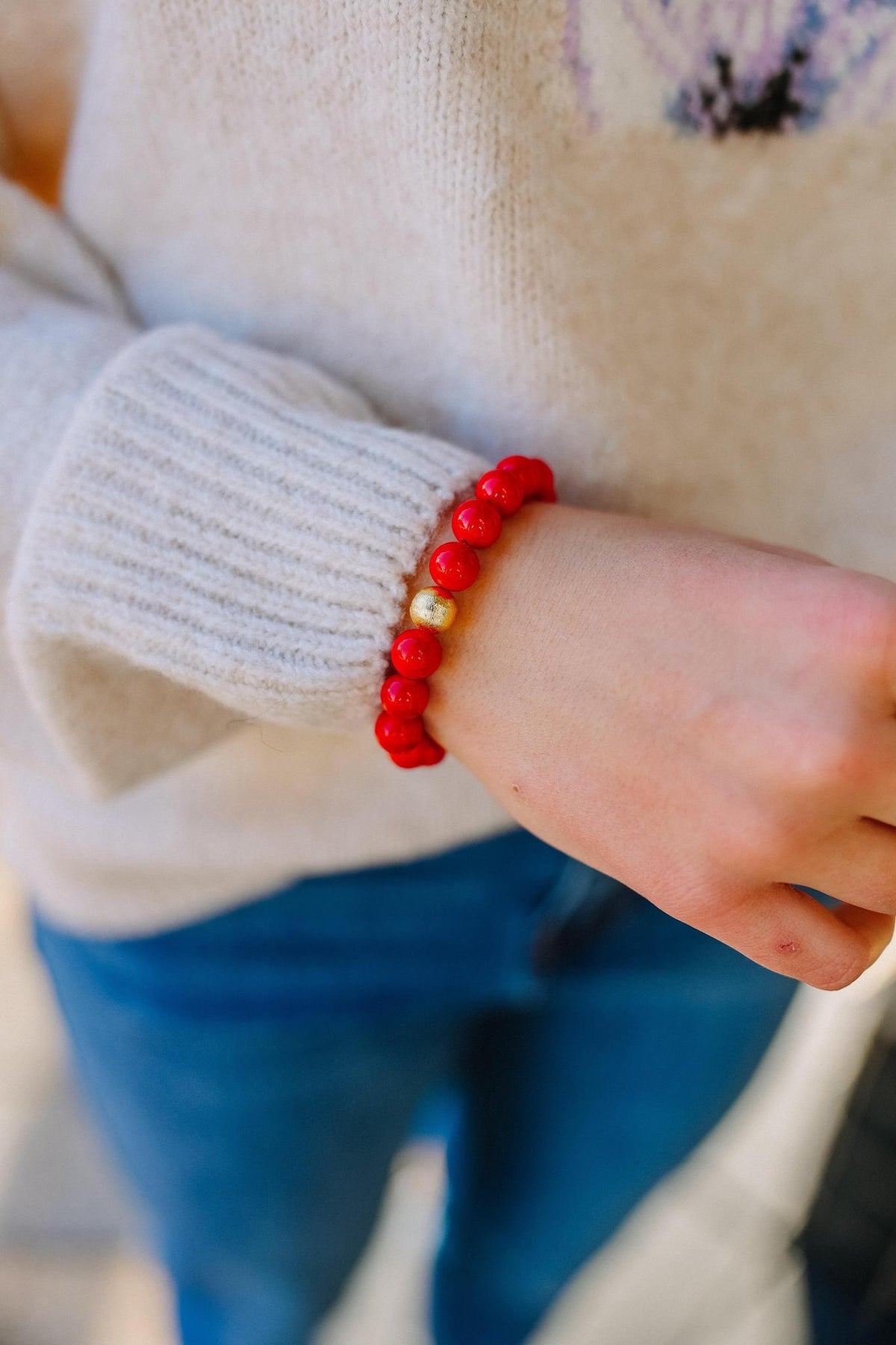 Bianca Red Berry Bracelet By BuDhaGirl