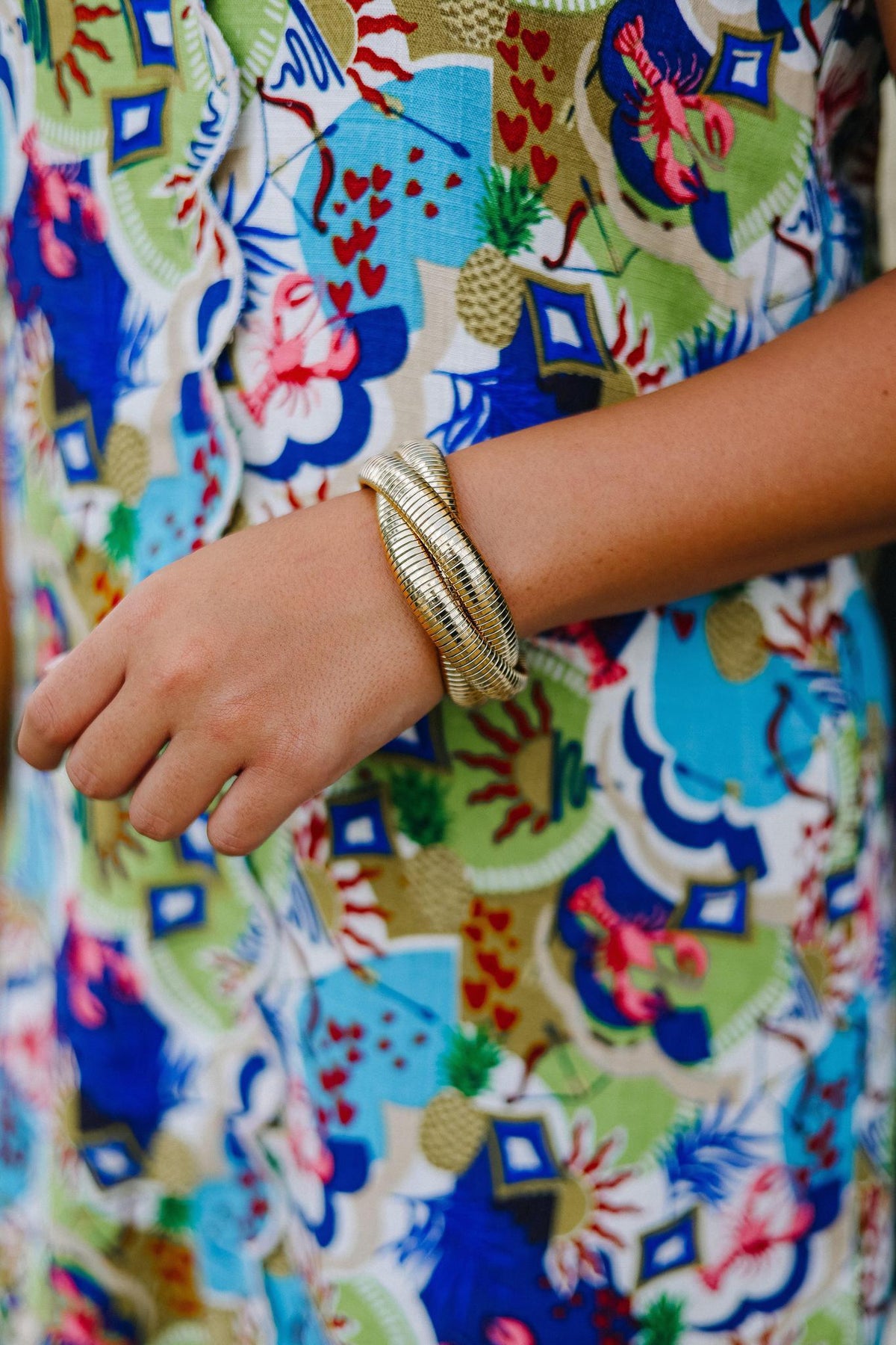 Triple Gold Emma Bracelet - ChanSuttPearls