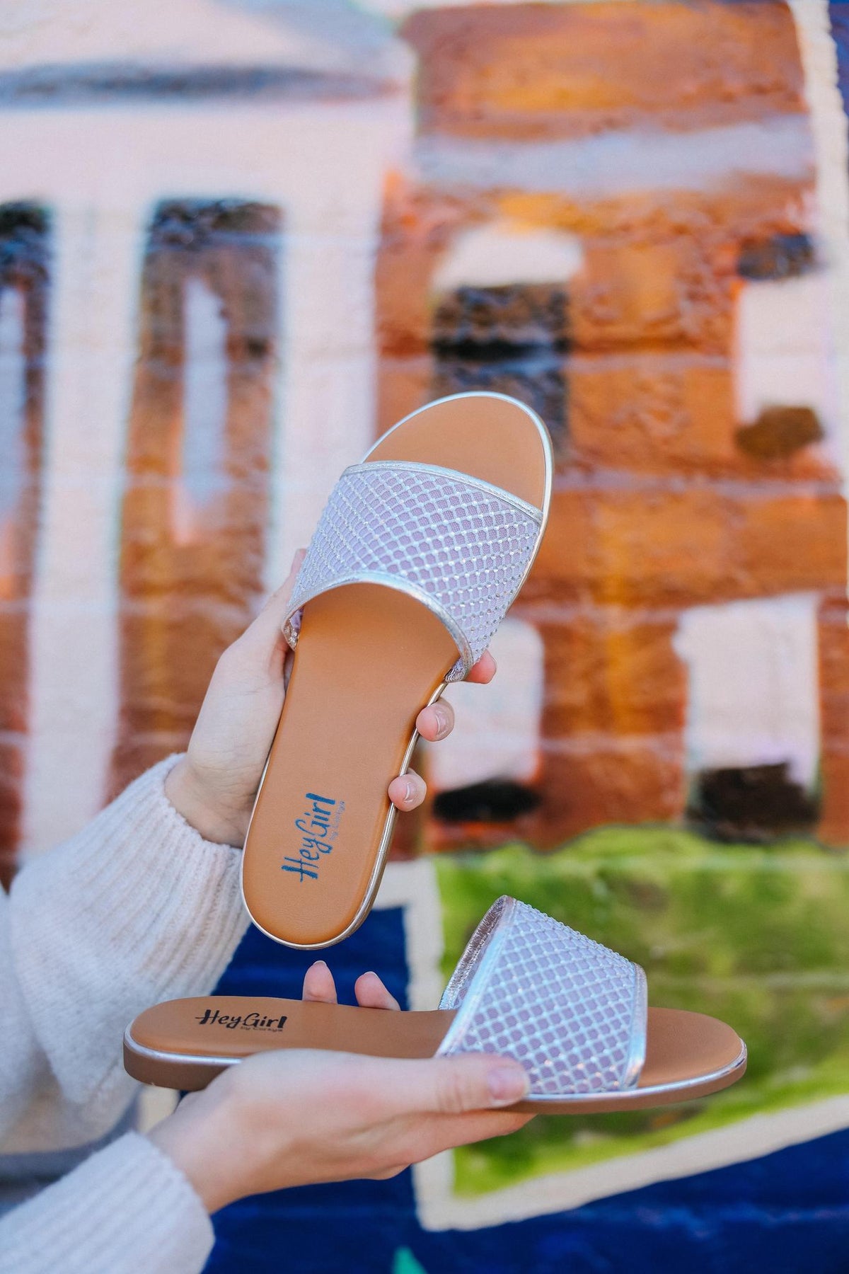 Shimmer Step Sandals