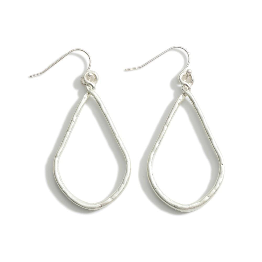 Silver Teardrop Earrings