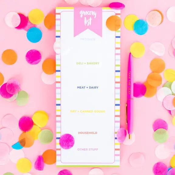 Grocery List Pad w/ Magnet - 100 Sheets