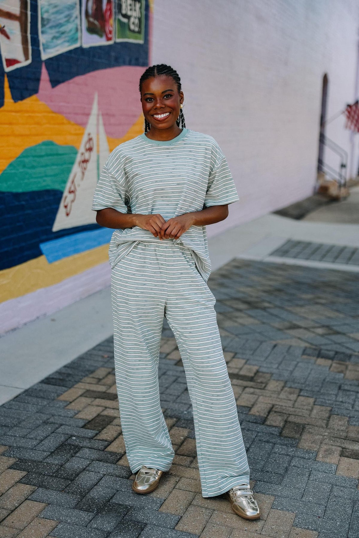 Mint Fleece Lounge Set