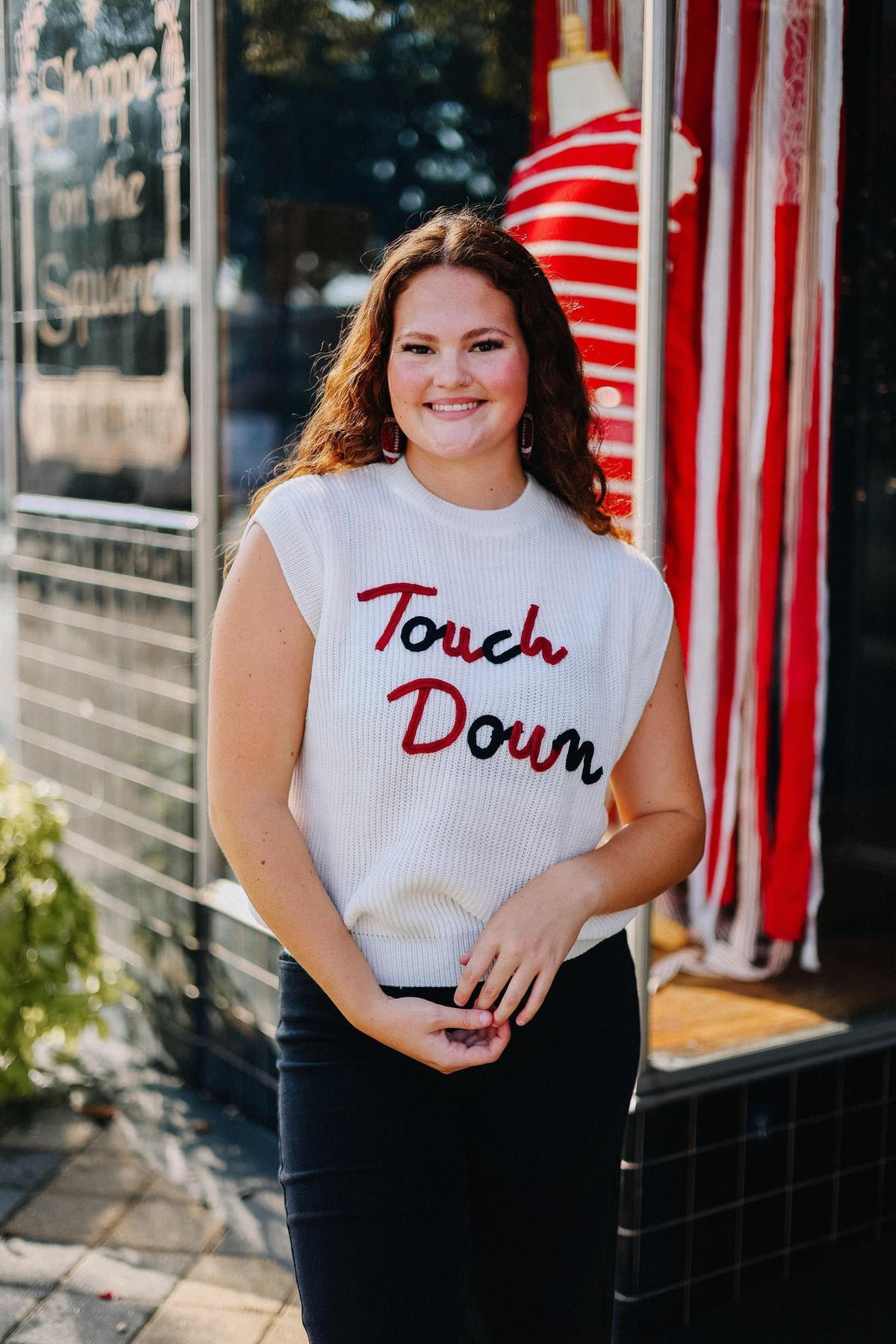 Touch Down Sweater Top