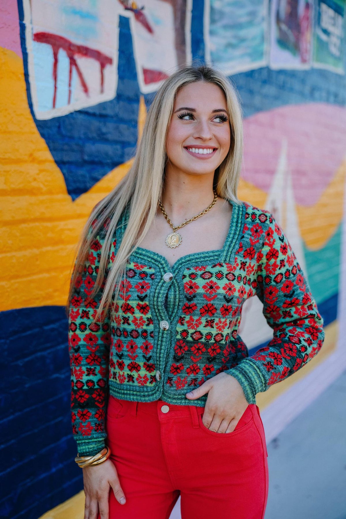 The Camden Bloom Sweater