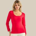 The Scoop Long Sleeve - Red