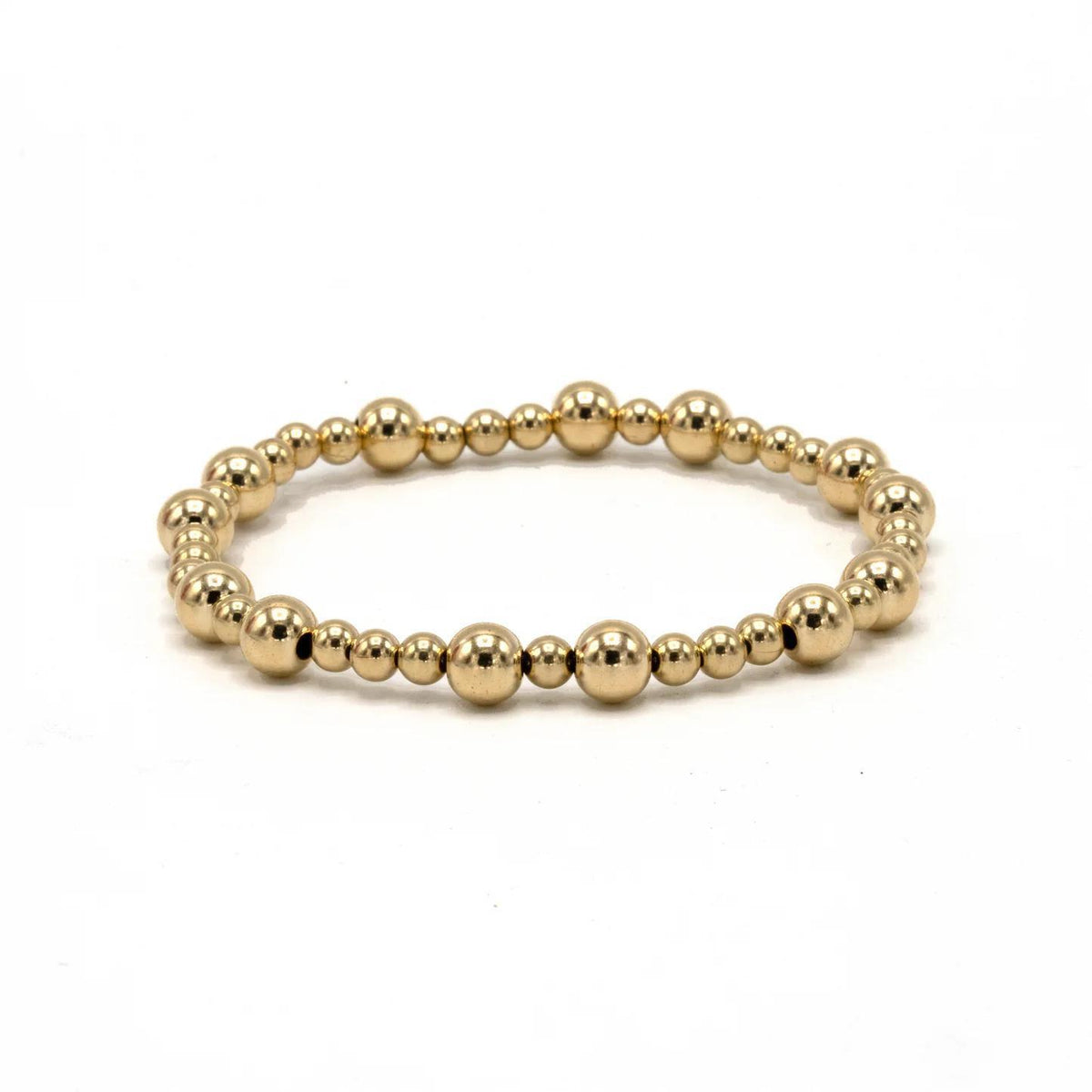 The Charleston 4*6 14k Gold-Filled Beaded Bracelet by Erin Gray