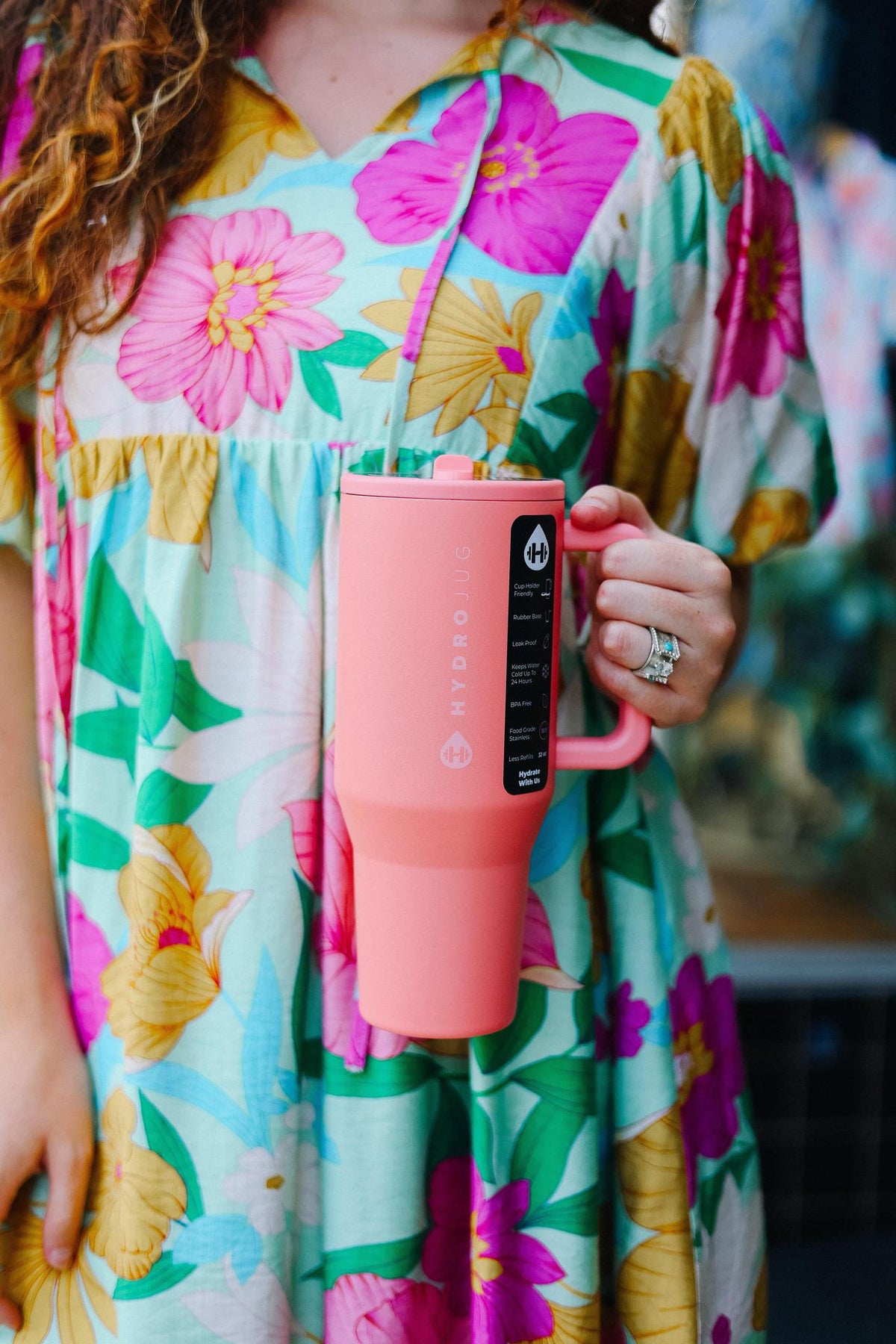 Hydrojug 32 oz Traveler - Peach