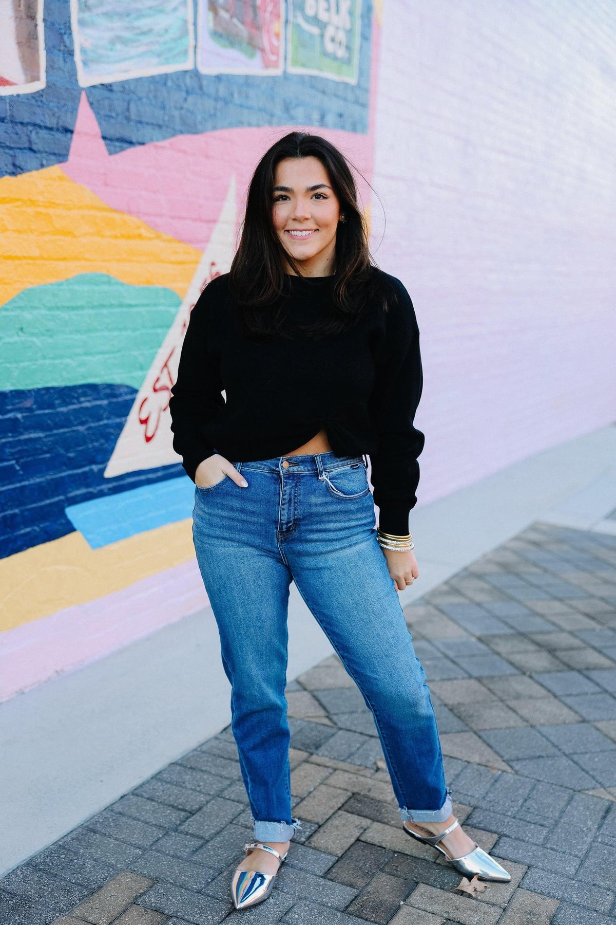 The Signature Black Sweater